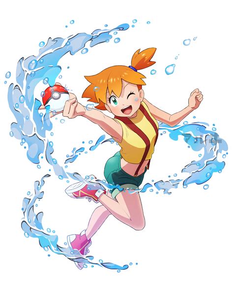 Misty Pokemon And 2 More Drawn By Aruwi Nin Chica Danbooru