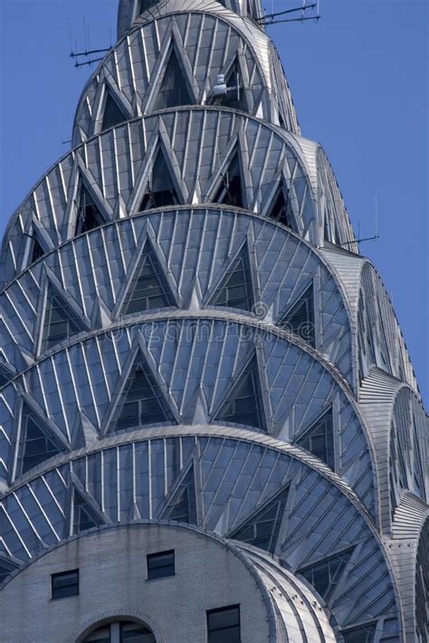 The Chrysler Building Art Deco Close Up View Editorial Stock Image