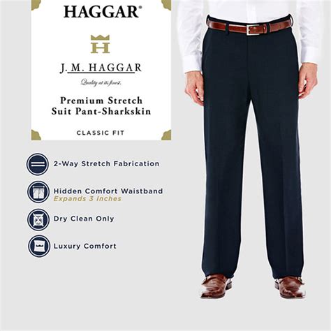 j m haggar premium stretch sharkskin classic fit suit separates jcpenney