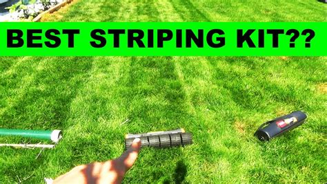 Diy Lawn Striper Vs Toro Lawn Striper Vs Checkmate Striping Kit Youtube