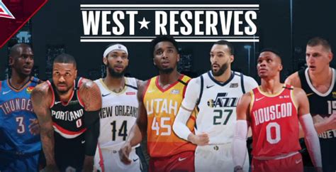 The 2020 West Nba All Star Reserves Revealed