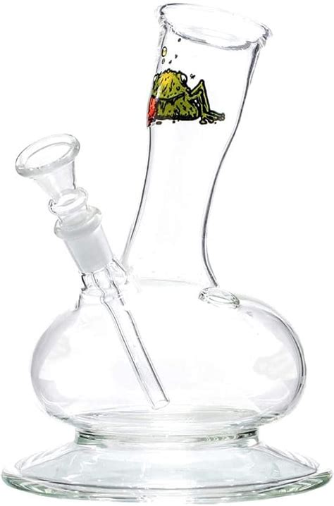 22 Cm Ball Bullfrog Glass Bong Tobacco Pipe With Thick Abs