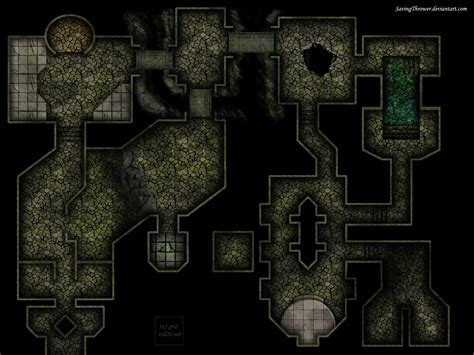 Clean Dark Dungeon Map For Online Dnd Roll20 By Savingthrower On