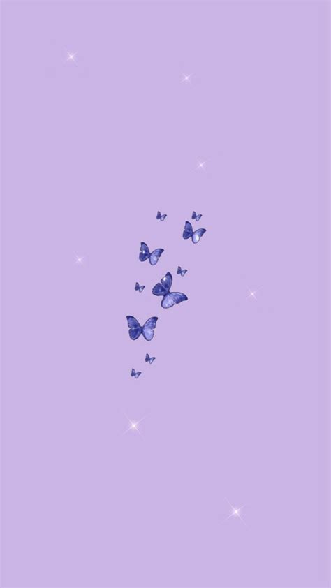 Aesthetic Butterfly Purple Wallpapers Wallpaper Cave