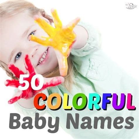 20 Baby Names Inspired By Color Baby Names Baby Colors Cute Names