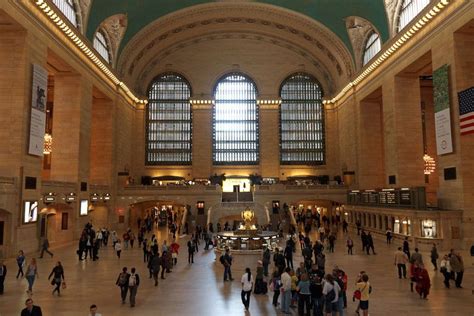 A rocket being displayed at grand central station as a salute to international. All Aboard! 12 Beautiful Railway Stations From Around the ...