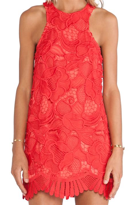 Lovers Friends Caspian Shift Dress In Coral At Revolveclothing