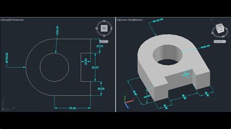 Autocad 3d Modeling On Cad Software For Beginners 2 Youtube
