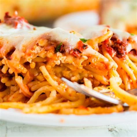Cheesy Baked Spaghetti Easy Budget Recipes
