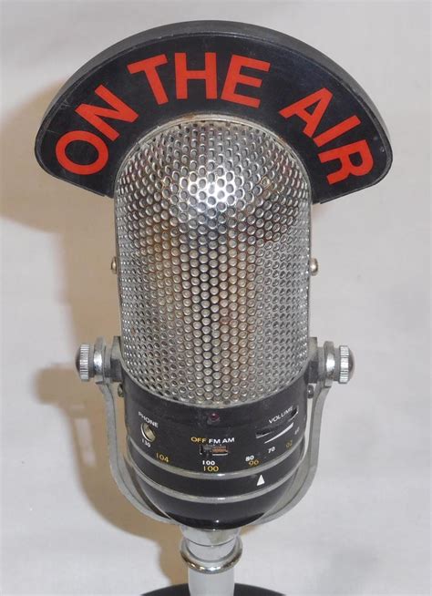 Sold Price Vintage Windsor Retro Style On The Air Microphone Amfm