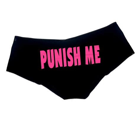 Punish Me Panties Sexy Slutty Bdsm Collared Submissive Panties Booty Funny Bachelorette T