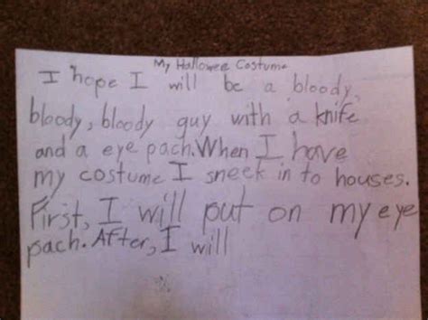 15 Of The Creepiest Notes A Child Has Ever Written Creepy Kids Kids