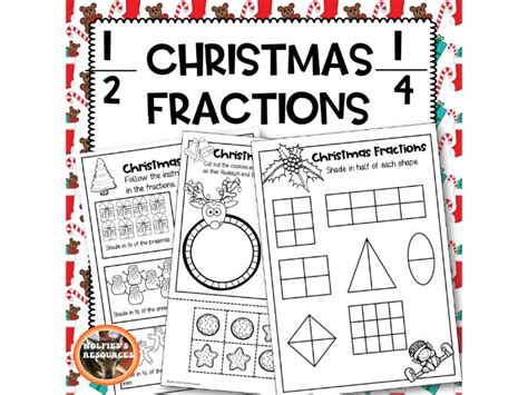 Christmas Fractions Teaching Resources