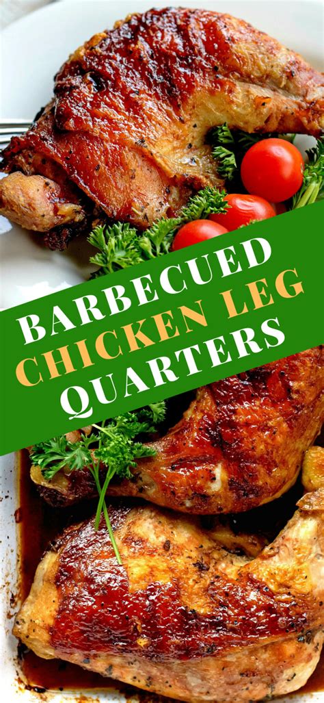 Onion powder, chicken leg quarters, flour, ground black pepper and 4 more. Barbecued Chicken Leg Quarters are soaked in a brine to ...