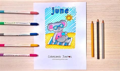 30 Dibujos de Los Meses del Año en inglés para Colorear Gratis