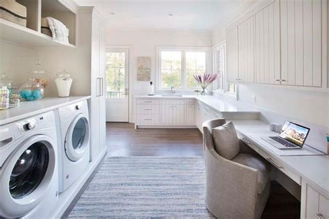 Mudroom Laundry Room Office Combo