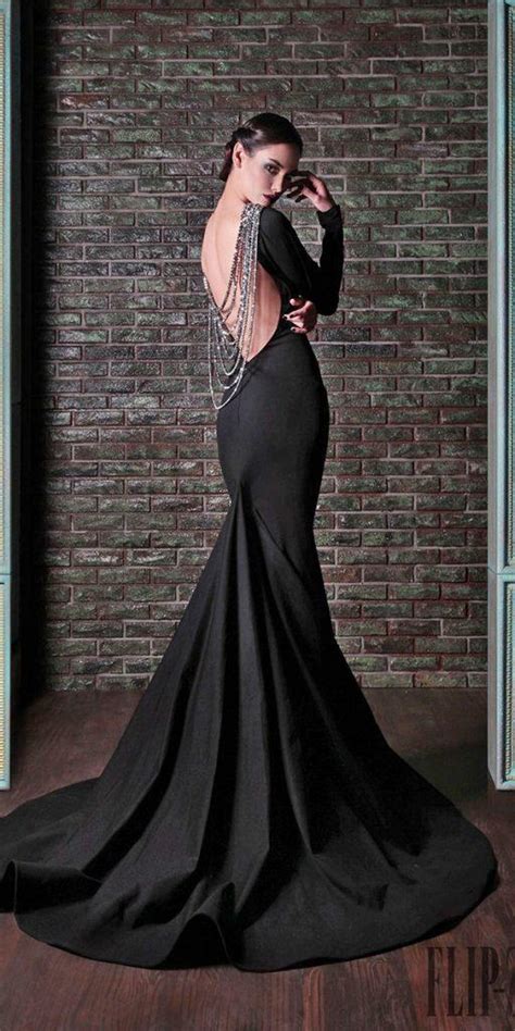 20 Elegant Black Wedding Dresses Ostty
