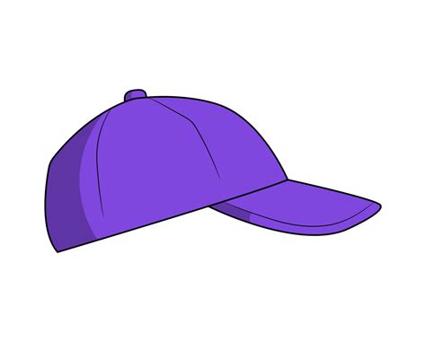 Purple Cap Wear Baseball Hat Side View 15694074 Png
