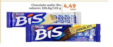 Oferta Chocolate Wafer Bis Sabores Na Sonda Supermercados