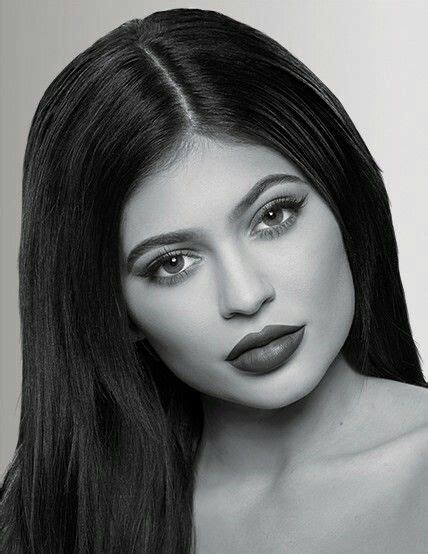 Kylie Jenner Black White Photos Black And White Celebrity Artwork