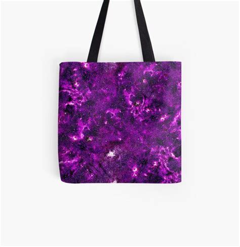 Pinkster Nebula Galaxies Pattern Tote Bag By Agnjboutique Galaxy