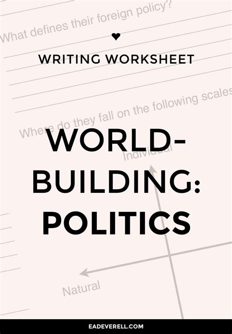 Politics Writing Worksheet Wednesday Artofit