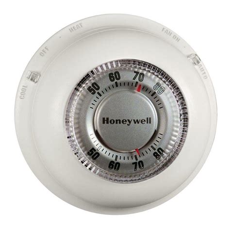 Next, adjust your general setting to heat if you want the heater turned on, cold if you want ac, and off to switch off the system. Honeywell The Round HEAT ONLY Thermostat CT87K Non Programmable White | eBay