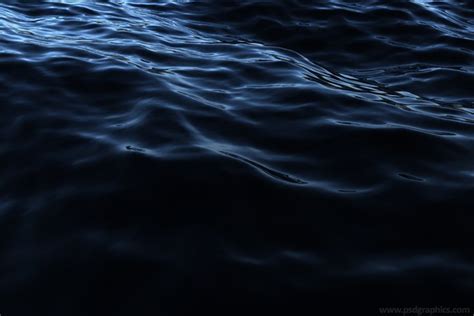Dark Blue Water Waves