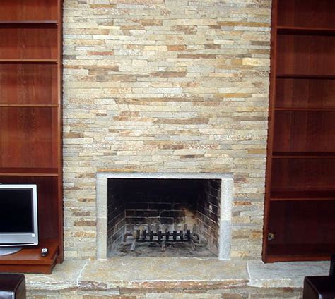 White Fireplace Ledger Stone Wall Consider Stacked Stone Ledger