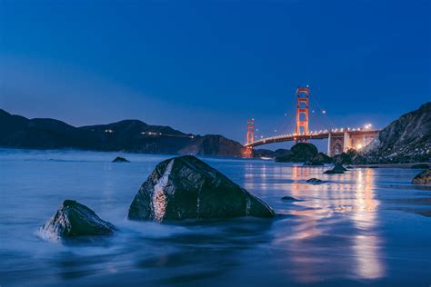 Golden Gate Bridge Sunset 8k Wallpaperhd Nature Wallpapers4k