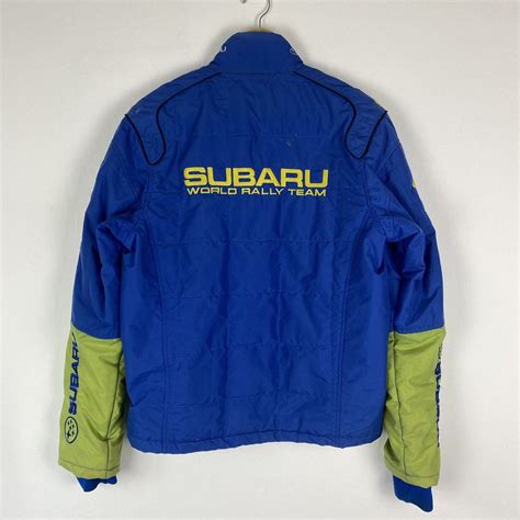 Vintage Subaru World Rally Championship Sparco Made In Italy Jacket