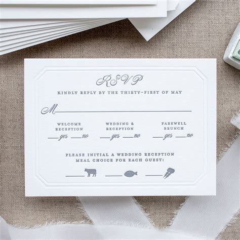 Wedding Stationery Guide Rsvp Card Wording Samples Banter And Charm