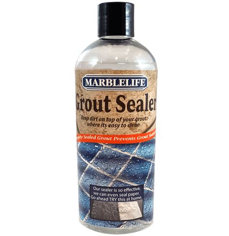 Left unsealed, it can soak up dirt and mildew like a roll the wheel down the center of the grout line and saturate it completely with sealer. MARBLELIFE® Grout Sealer - Marblelife ProductsMarblelife ...
