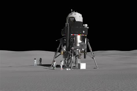 Lockheed Martin Unveils Reusable Manned Lunar Lander Concept
