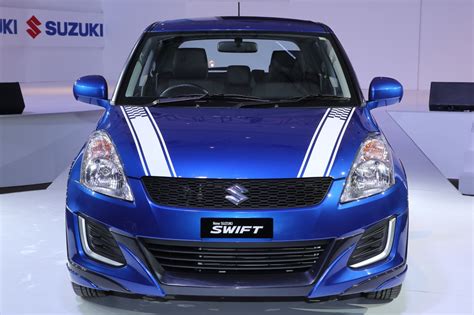 Its increased height is precisely calculated. 2015 Suzuki Swift RR2 Limited edition front unveiled in ...