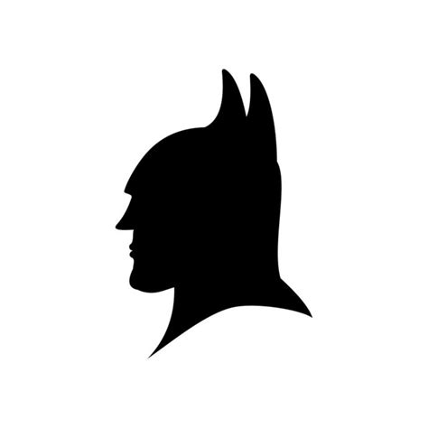 Batman Head Silhouette At Getdrawings Free Download