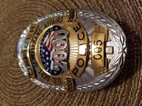 Us Department Of Veterans Affairs Police Badge Millennium Federal Agent