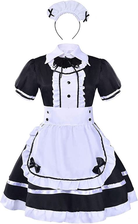 French Maid Fancy Dress Setanime Cosplay Costume French Maid Outfit Halloweenwomens