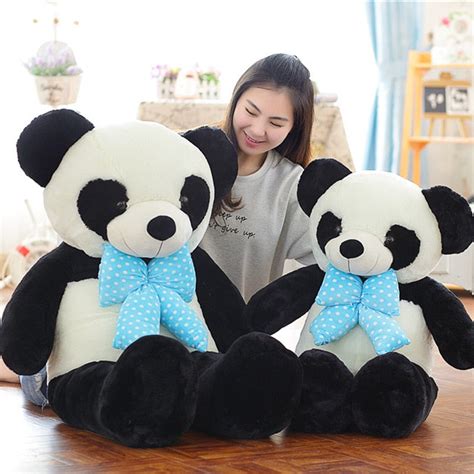Cute Giant Panda Bear Plush Stuffed Doll T For Children Mshormony