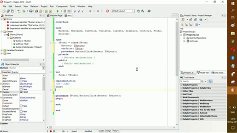 Constants Variables Delphi Tutorial Part 13 Youtube