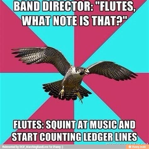 Ah The Junior High Flutes Im That One Flute That Always Has To Tell