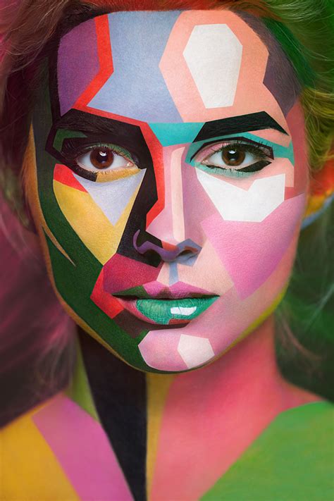 When make-up becomes optical illusion. Mind blowing face painting by ...