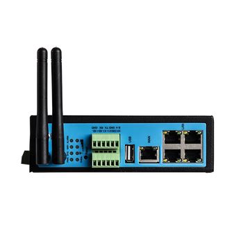 Din Rail G Lte Modem Industrial Ethernet Vpn Switch Dual Sim Iot