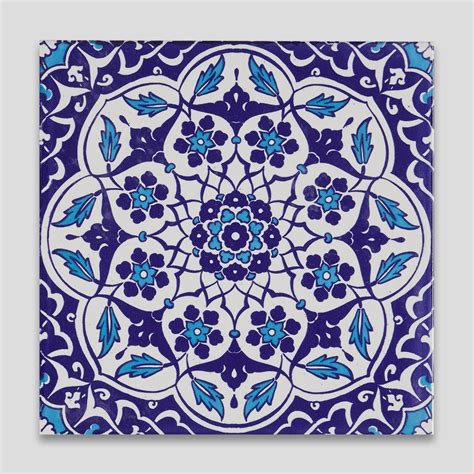 GC92 Handmade Turkish Ceramic Tile Otto Tiles Design Encaustic