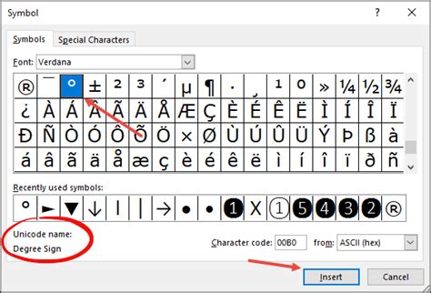 Thus, in this tutorial, you'll learn the available ways you can insert this symbol into your office documents including word, excel, and. How to Insert DEGREE Symbol ° in Excel [5 Ways: Shortcut ...