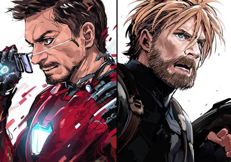 Awesome Cap And Iron Man Fan Art Rmarvelstudios