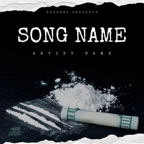 Drugs Mixtape Cover Art Template Postermywall