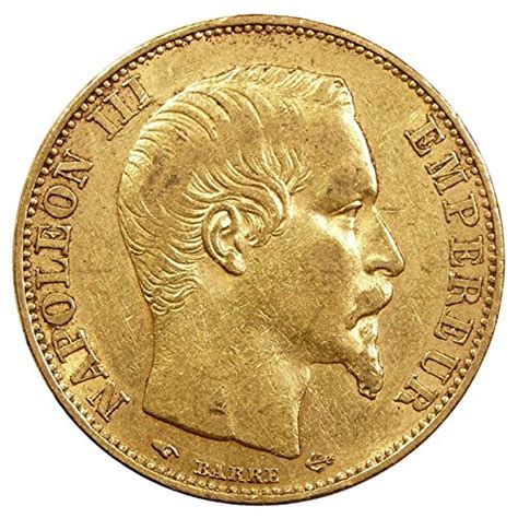Napoleon bonapartenbsp;was a hero for some, a villain for others. 1854-1855 France Emperor Napoleon III Gold 20 Francs Coin at Amazon's Collectible Coins Store