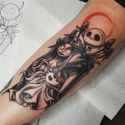 Jack And Sally Tattoo Drawings Nisha Hornsby