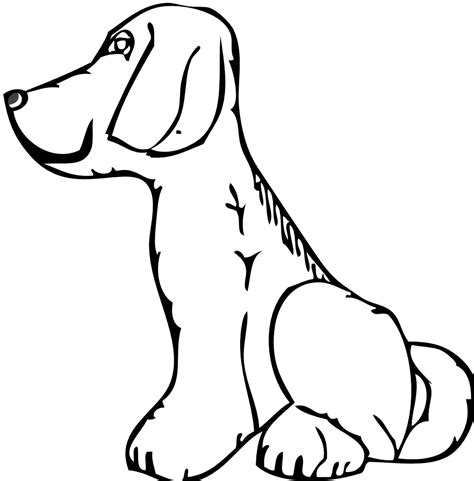 Dog Line Art - Cliparts.co